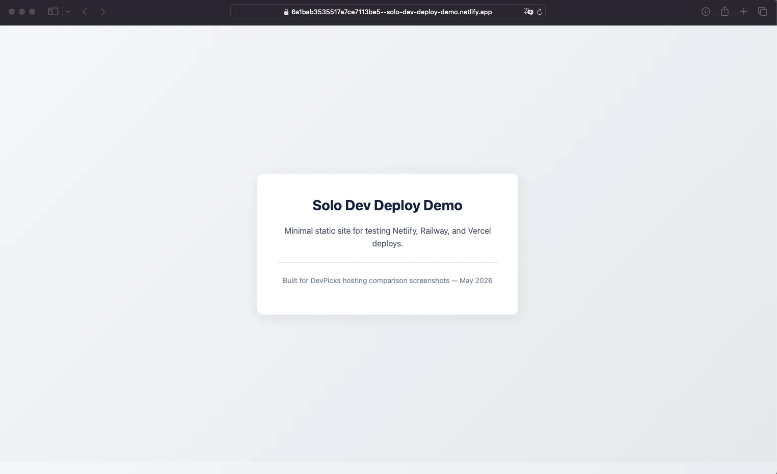 Netlify deploy preview URL for a branch deployment
